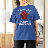 Cool Heart Surgery Survivor T Shirt For Women Funny Valve Job Coronary Bypass Artery Open Heart Surgery