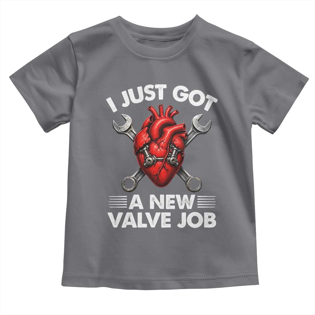 Cool Heart Surgery Survivor Toddler T Shirt Funny Valve Job Coronary Bypass Artery Open Heart Surgery