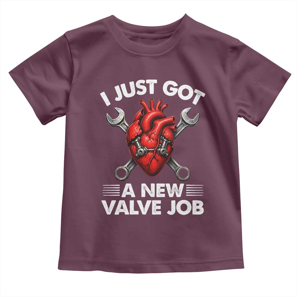 Cool Heart Surgery Survivor Toddler T Shirt Funny Valve Job Coronary Bypass Artery Open Heart Surgery
