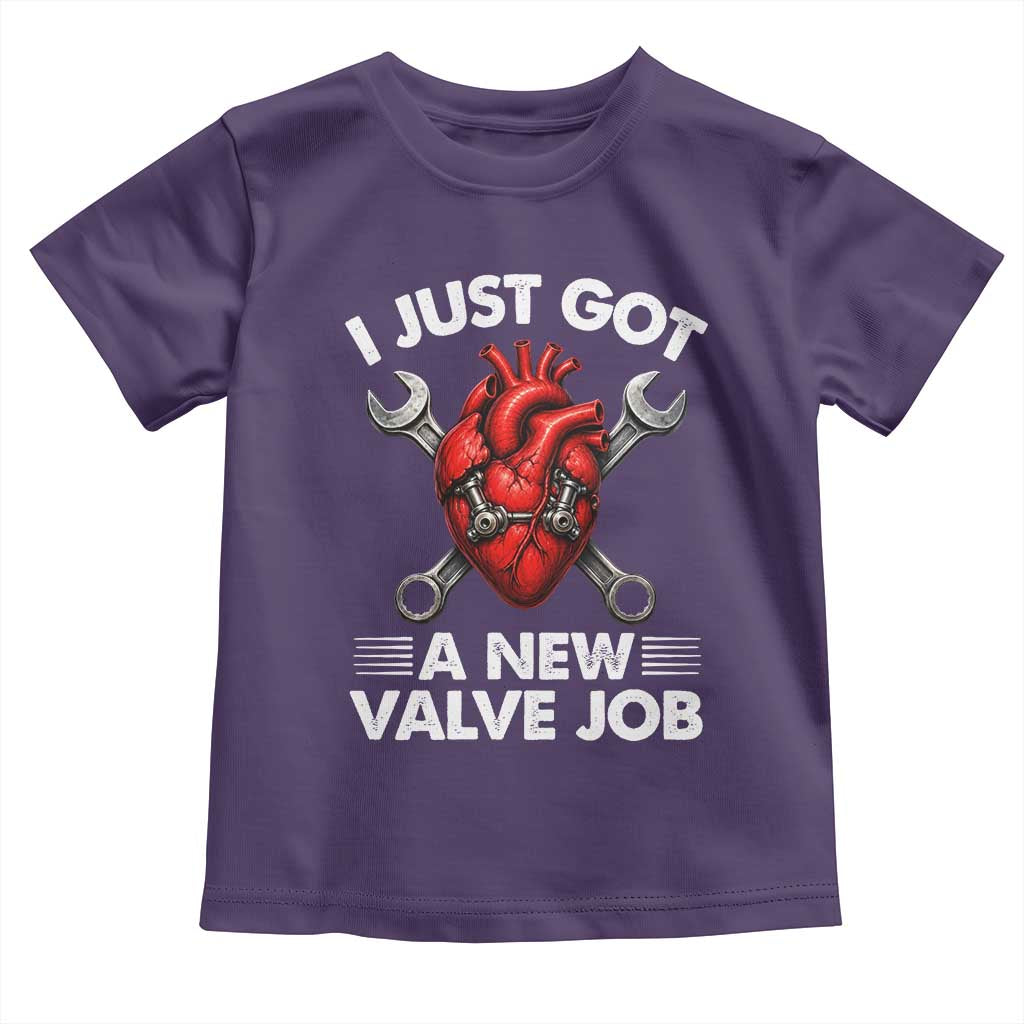 Cool Heart Surgery Survivor Toddler T Shirt Funny Valve Job Coronary Bypass Artery Open Heart Surgery