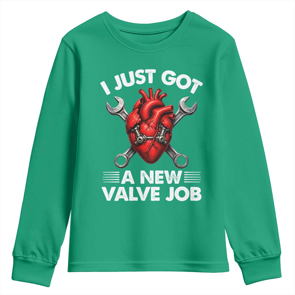 Cool Heart Surgery Survivor Youth Sweatshirt Funny Valve Job Coronary Bypass Artery Open Heart Surgery