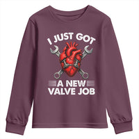 Cool Heart Surgery Survivor Youth Sweatshirt Funny Valve Job Coronary Bypass Artery Open Heart Surgery