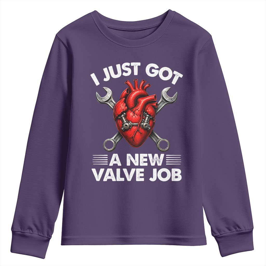 Cool Heart Surgery Survivor Youth Sweatshirt Funny Valve Job Coronary Bypass Artery Open Heart Surgery