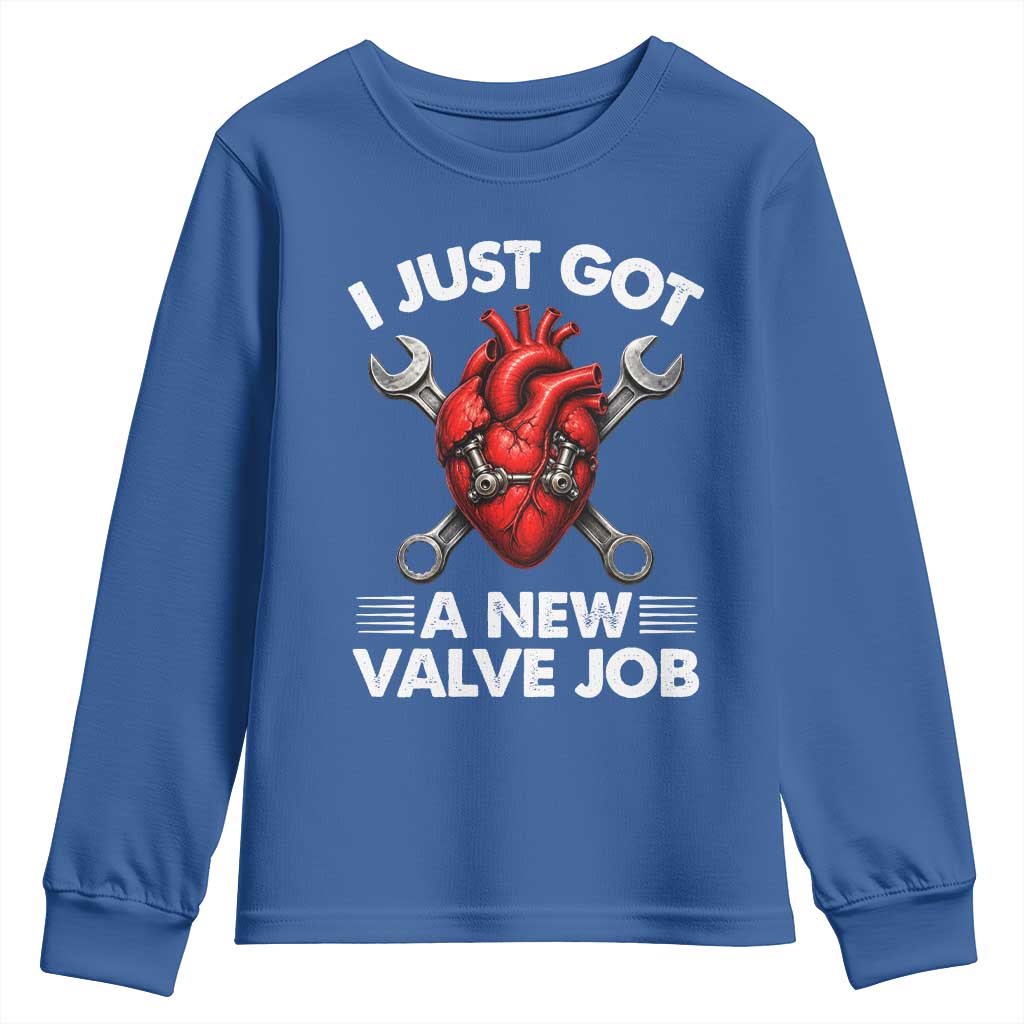 Cool Heart Surgery Survivor Youth Sweatshirt Funny Valve Job Coronary Bypass Artery Open Heart Surgery