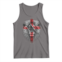 Lion of Judah Cross Trinidadian Flag Tank Top Christian Faith Trini Trinidad And Tobago Pride