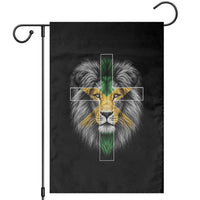 Lion of Judah Cross Jamaica Flag Garden Flag Christian Faith Jamaican Pride