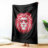 Trinidad and Tobago Lion Throw Blanket Vintage Caribbean Pride