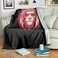 Trinidad and Tobago Lion Throw Blanket Vintage Caribbean Pride