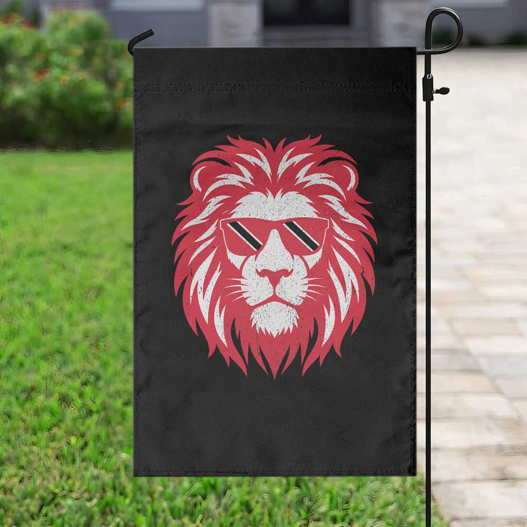 Trinidad and Tobago Lion Garden Flag Vintage Caribbean Pride