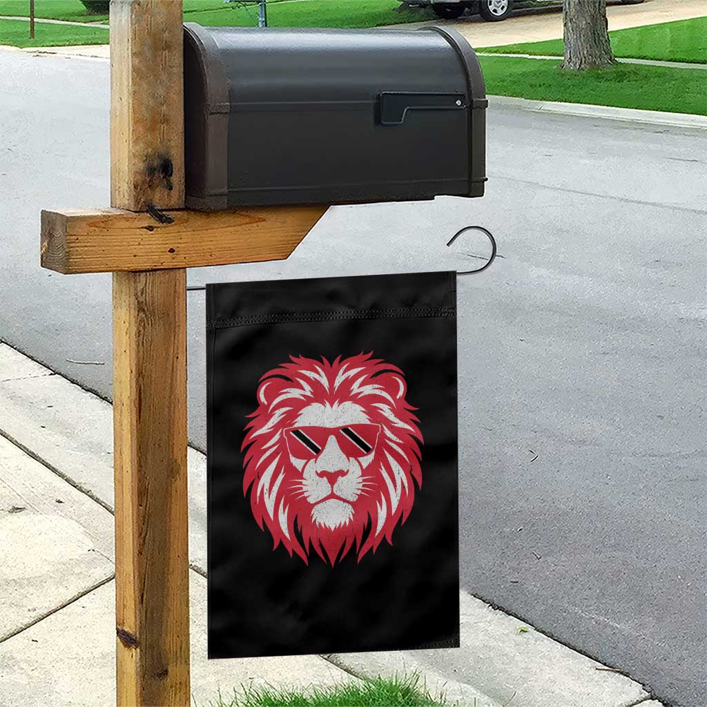 Trinidad and Tobago Lion Garden Flag Vintage Caribbean Pride