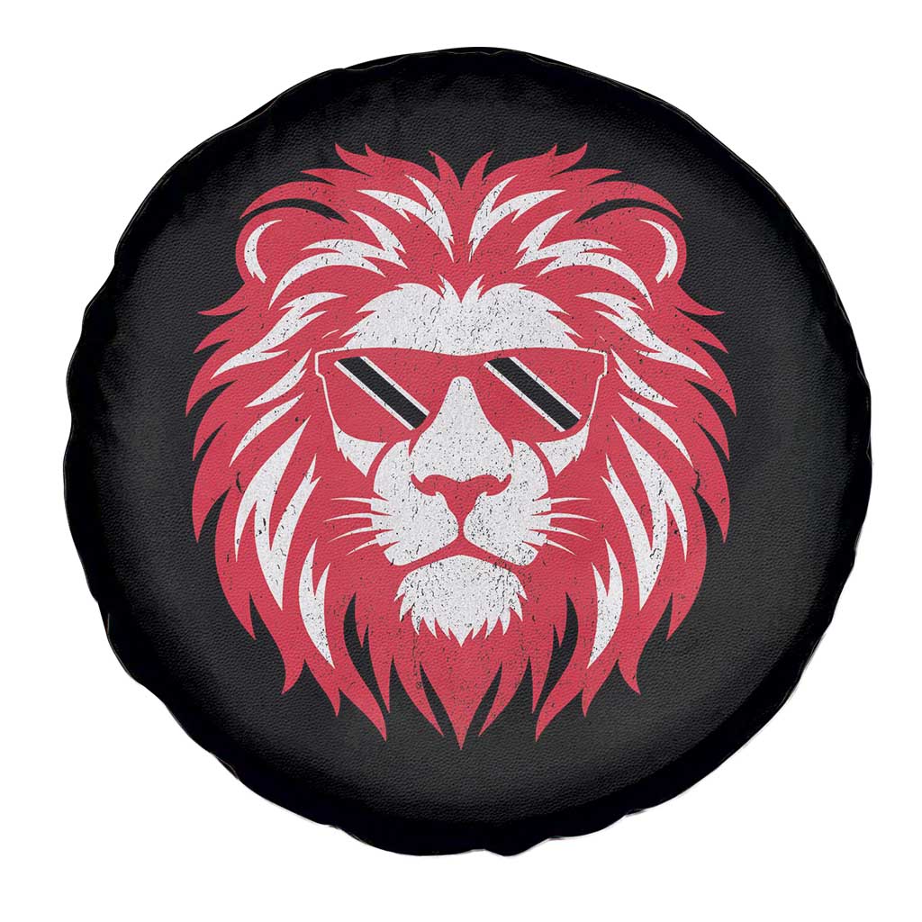 Trinidad and Tobago Lion Spare Tire Cover Vintage Caribbean Pride