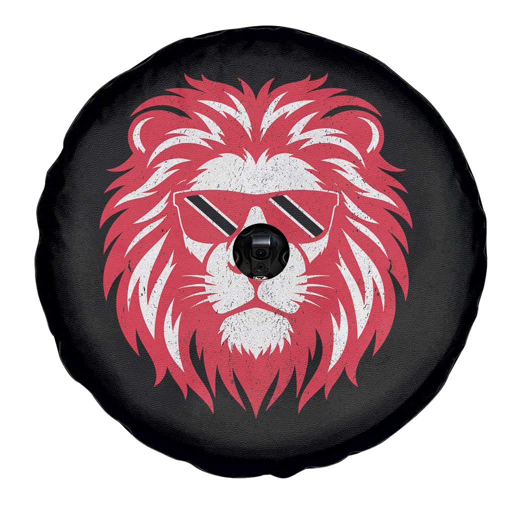 Trinidad and Tobago Lion Spare Tire Cover Vintage Caribbean Pride