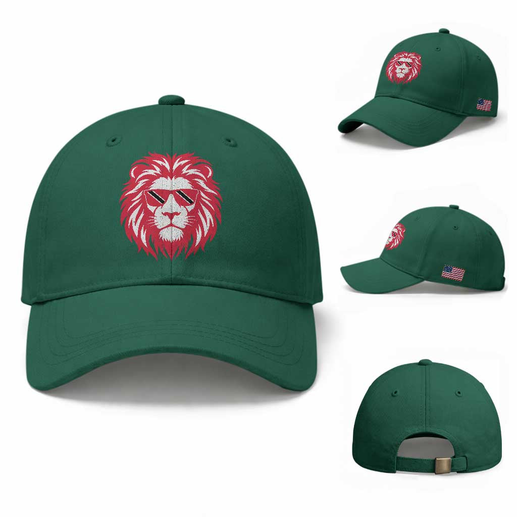 Trinidad and Tobago Lion Baseball Cap Vintage Caribbean Pride