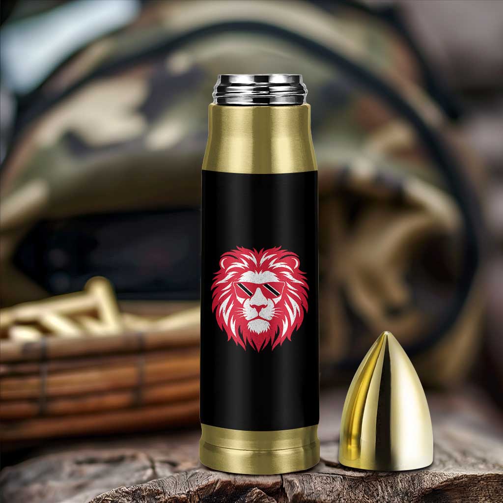 Trinidad and Tobago Lion Bullet Tumbler Vintage Caribbean Pride