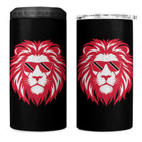 Trinidad and Tobago Lion 4 in 1 Can Cooler Tumbler Vintage Caribbean Pride