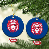 Trinidad and Tobago Lion Ceramic Ornament Vintage Caribbean Pride