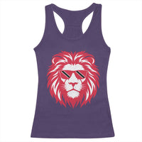Trinidad and Tobago Lion Racerback Tank Top Vintage Caribbean Pride