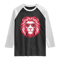 Trinidad and Tobago Lion Raglan Shirt Vintage Caribbean Pride