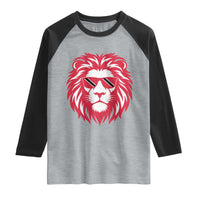 Trinidad and Tobago Lion Raglan Shirt Vintage Caribbean Pride