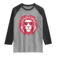 Trinidad and Tobago Lion Raglan Shirt Vintage Caribbean Pride