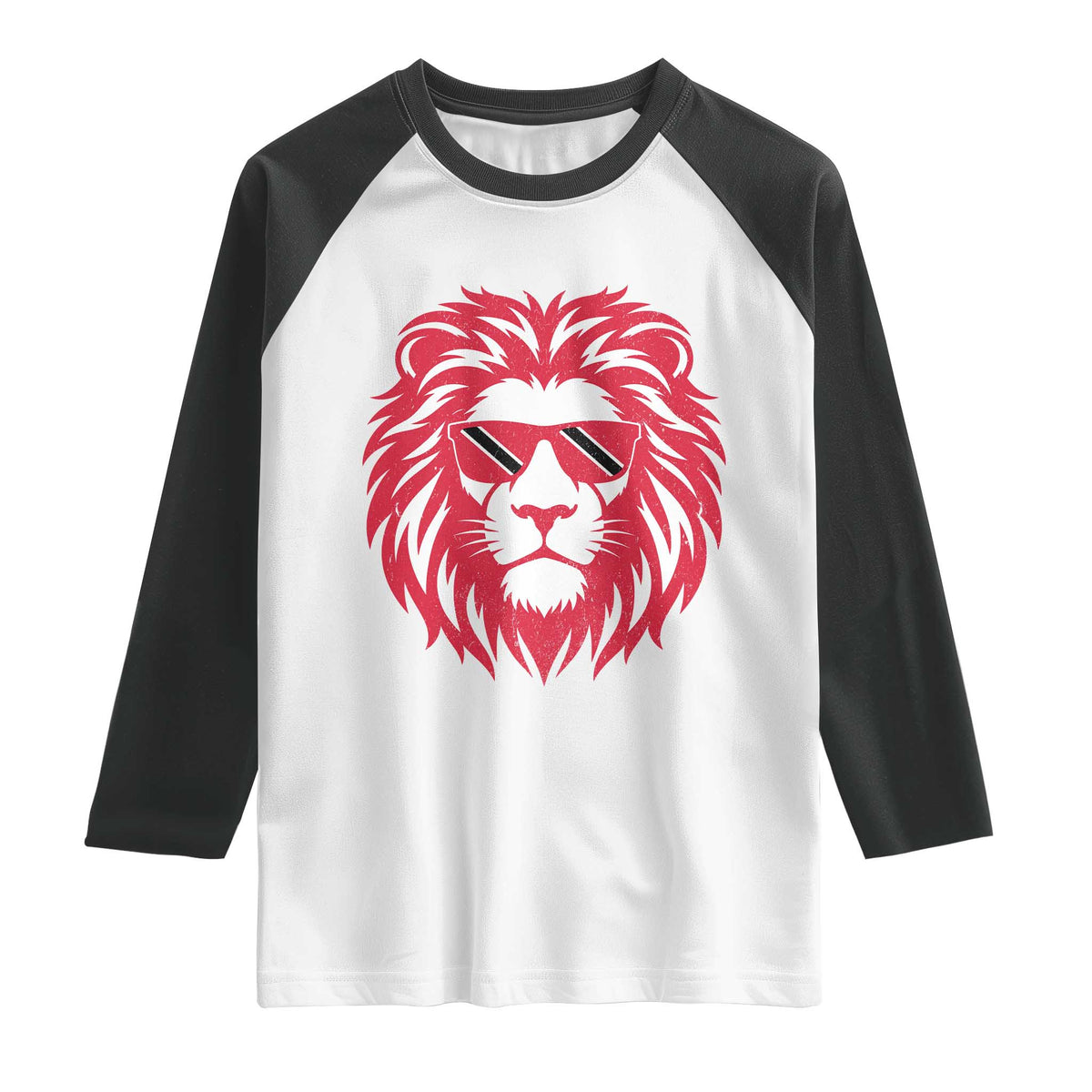 Trinidad and Tobago Lion Raglan Shirt Vintage Caribbean Pride