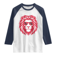 Trinidad and Tobago Lion Raglan Shirt Vintage Caribbean Pride