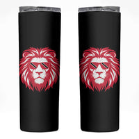 Trinidad and Tobago Lion Skinny Tumbler Vintage Caribbean Pride