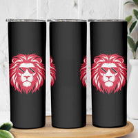 Trinidad and Tobago Lion Skinny Tumbler Vintage Caribbean Pride