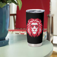 Trinidad and Tobago Lion Tumbler Cup Vintage Caribbean Pride