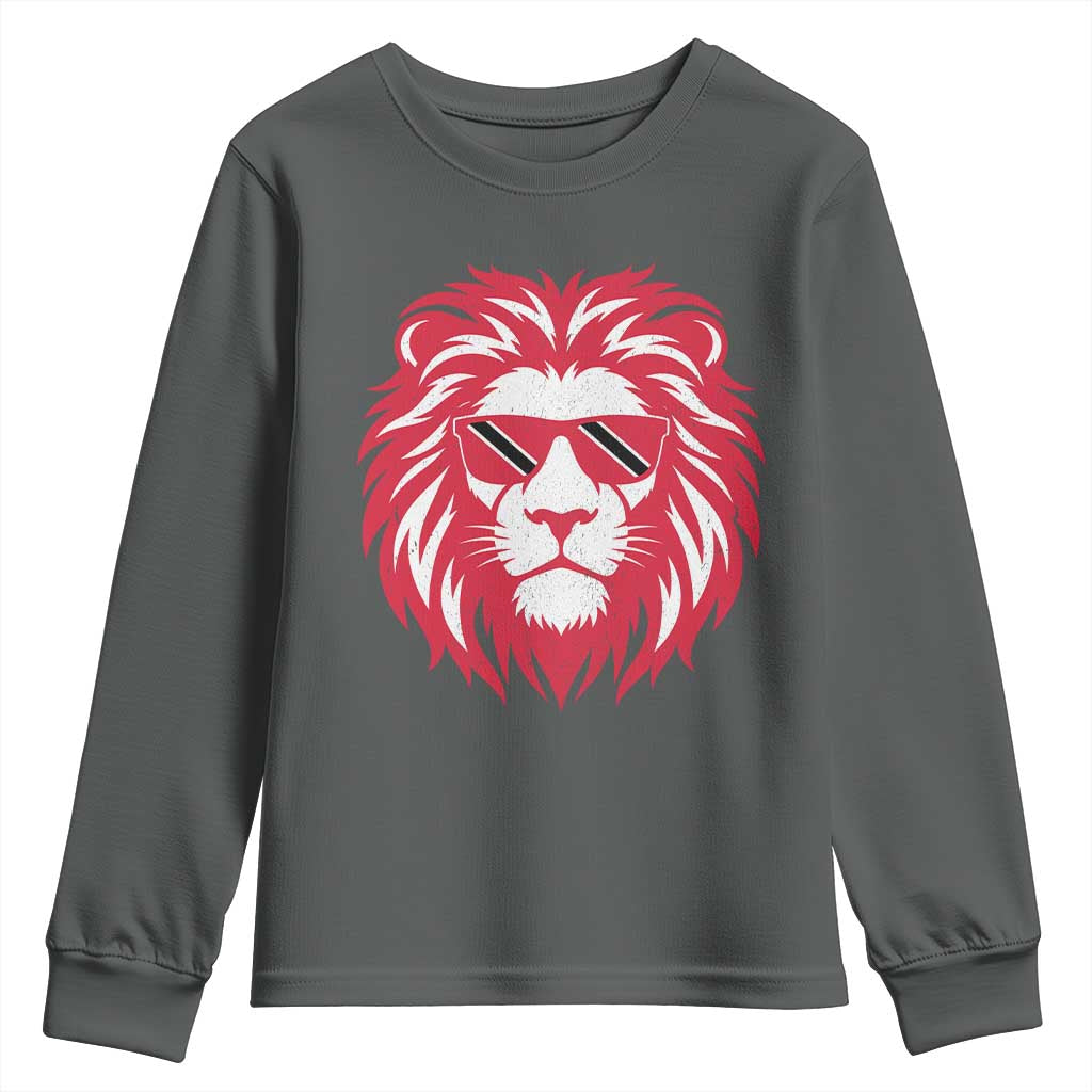 Trinidad and Tobago Lion Youth Sweatshirt Vintage Caribbean Pride