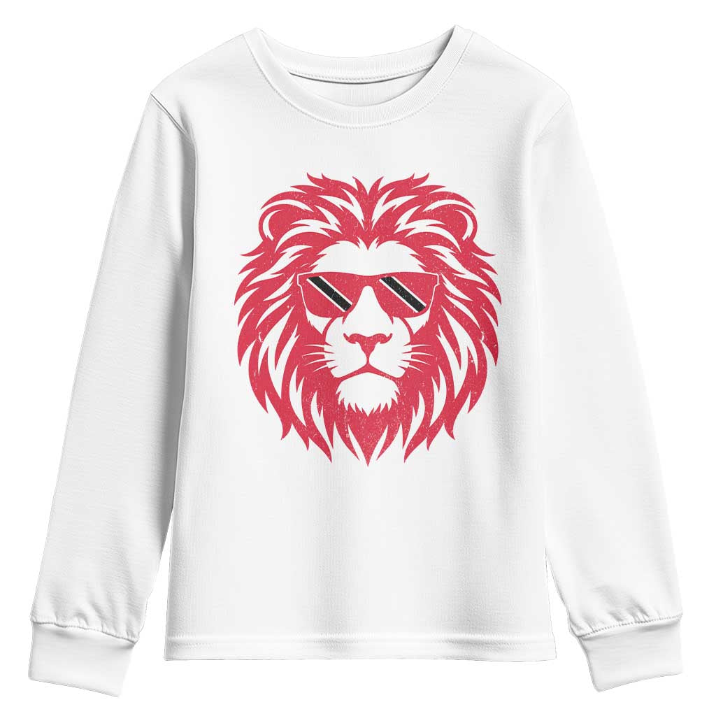Trinidad and Tobago Lion Youth Sweatshirt Vintage Caribbean Pride
