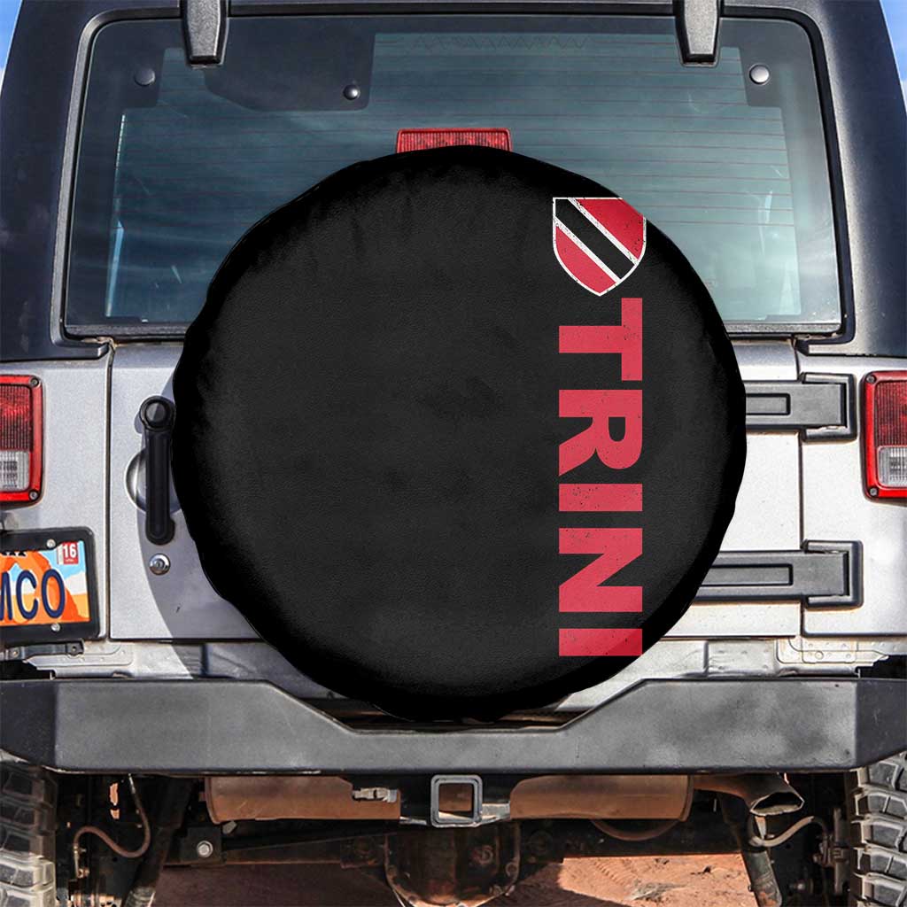 Vintage Trini Spare Tire Cover Trinidad and Tobago Flag Minimalist Patriotic Caribbean Pride