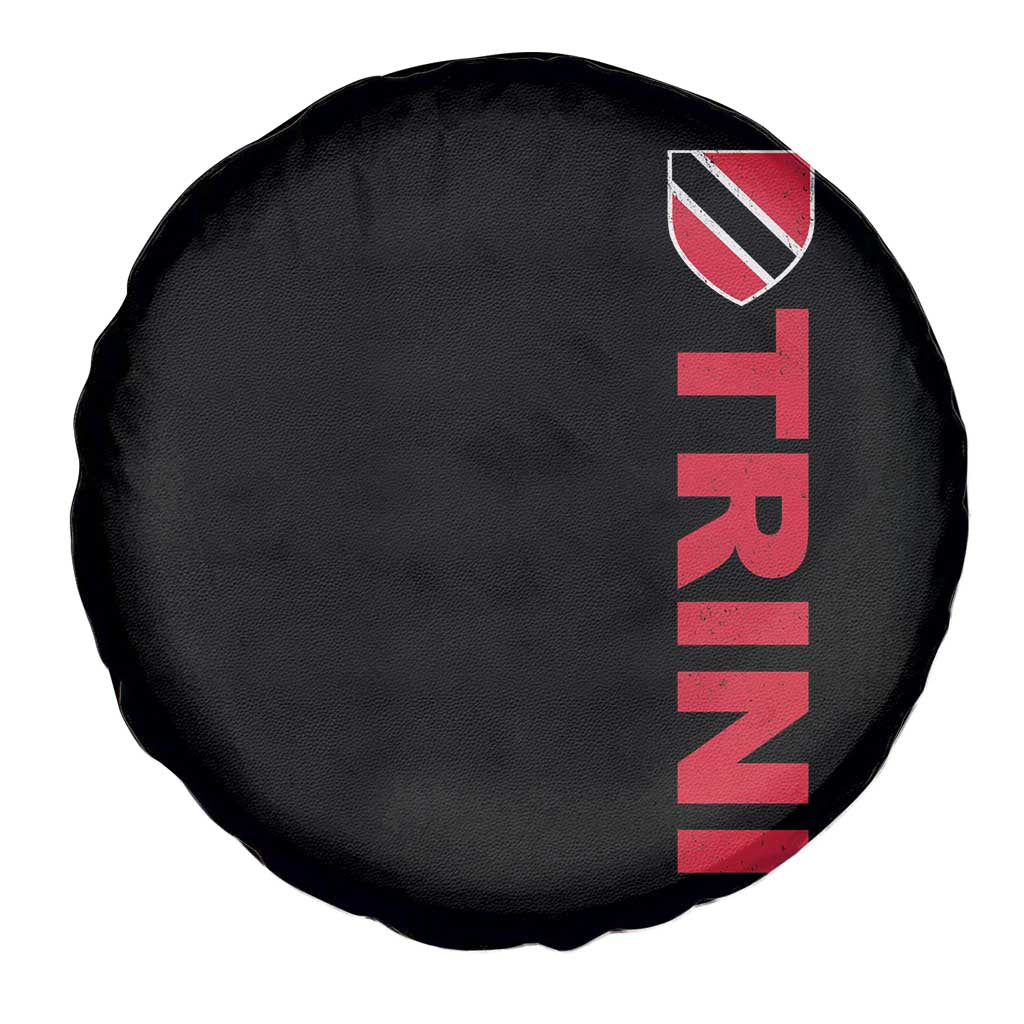 Vintage Trini Spare Tire Cover Trinidad and Tobago Flag Minimalist Patriotic Caribbean Pride