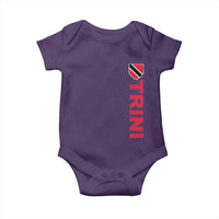 Vintage Trini Baby Onesie Trinidad and Tobago Flag Minimalist Patriotic Caribbean Pride