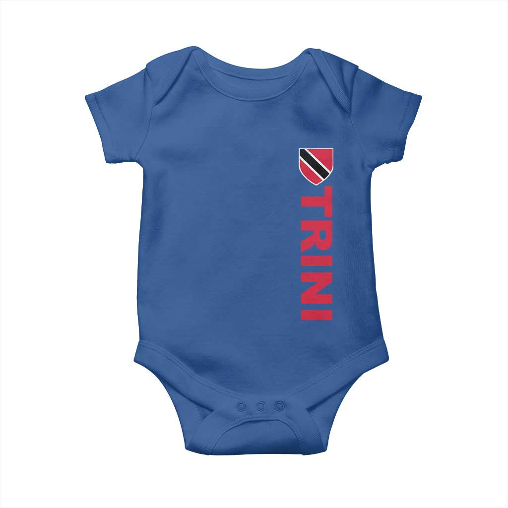 Vintage Trini Baby Onesie Trinidad and Tobago Flag Minimalist Patriotic Caribbean Pride