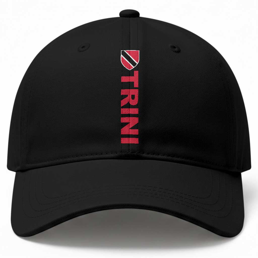 Vintage Trini Baseball Cap Trinidad and Tobago Flag Minimalist Patriotic Caribbean Pride