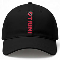 Vintage Trini Baseball Cap Trinidad and Tobago Flag Minimalist Patriotic Caribbean Pride