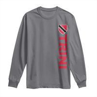 Vintage Trini Long Sleeve Shirt Trinidad and Tobago Flag Minimalist Patriotic Caribbean Pride