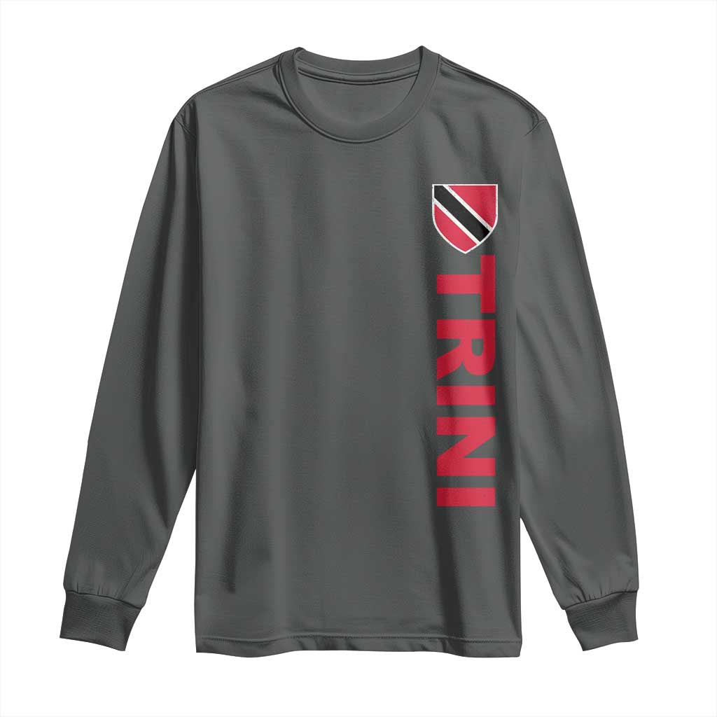 Vintage Trini Long Sleeve Shirt Trinidad and Tobago Flag Minimalist Patriotic Caribbean Pride