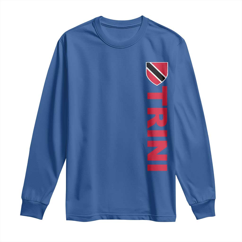 Vintage Trini Long Sleeve Shirt Trinidad and Tobago Flag Minimalist Patriotic Caribbean Pride