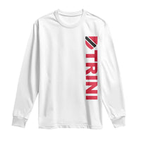 Vintage Trini Long Sleeve Shirt Trinidad and Tobago Flag Minimalist Patriotic Caribbean Pride