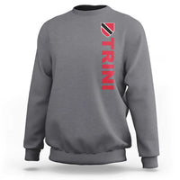 Vintage Trini Sweatshirt Trinidad and Tobago Flag Minimalist Patriotic Caribbean Pride