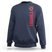 Vintage Trini Sweatshirt Trinidad and Tobago Flag Minimalist Patriotic Caribbean Pride