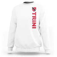 Vintage Trini Sweatshirt Trinidad and Tobago Flag Minimalist Patriotic Caribbean Pride
