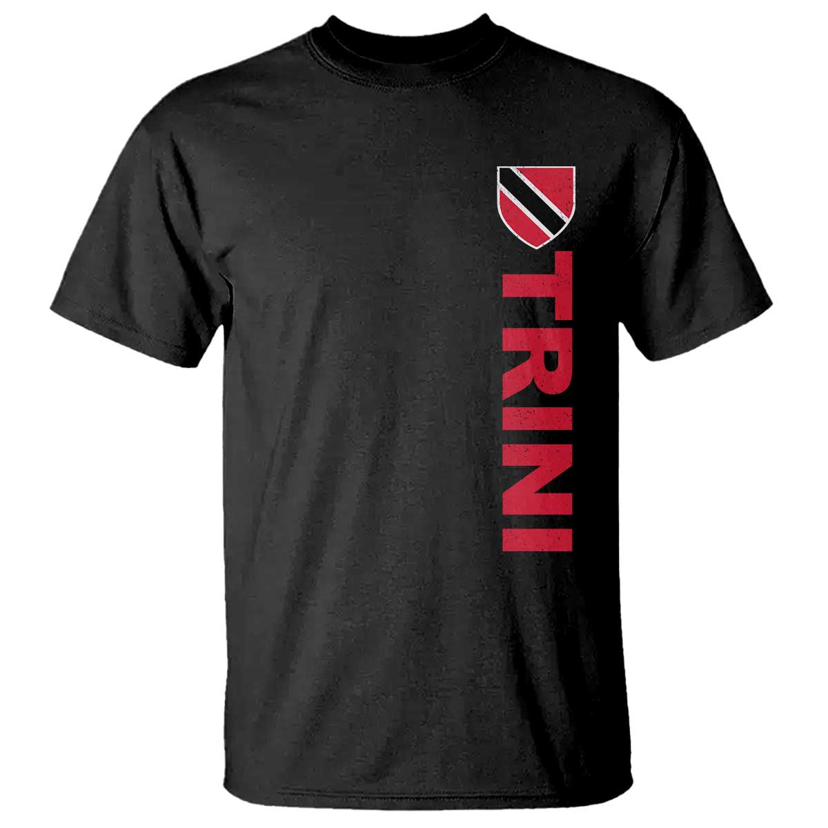 Vintage Trini T Shirt Trinidad and Tobago Flag Minimalist Patriotic Caribbean Pride