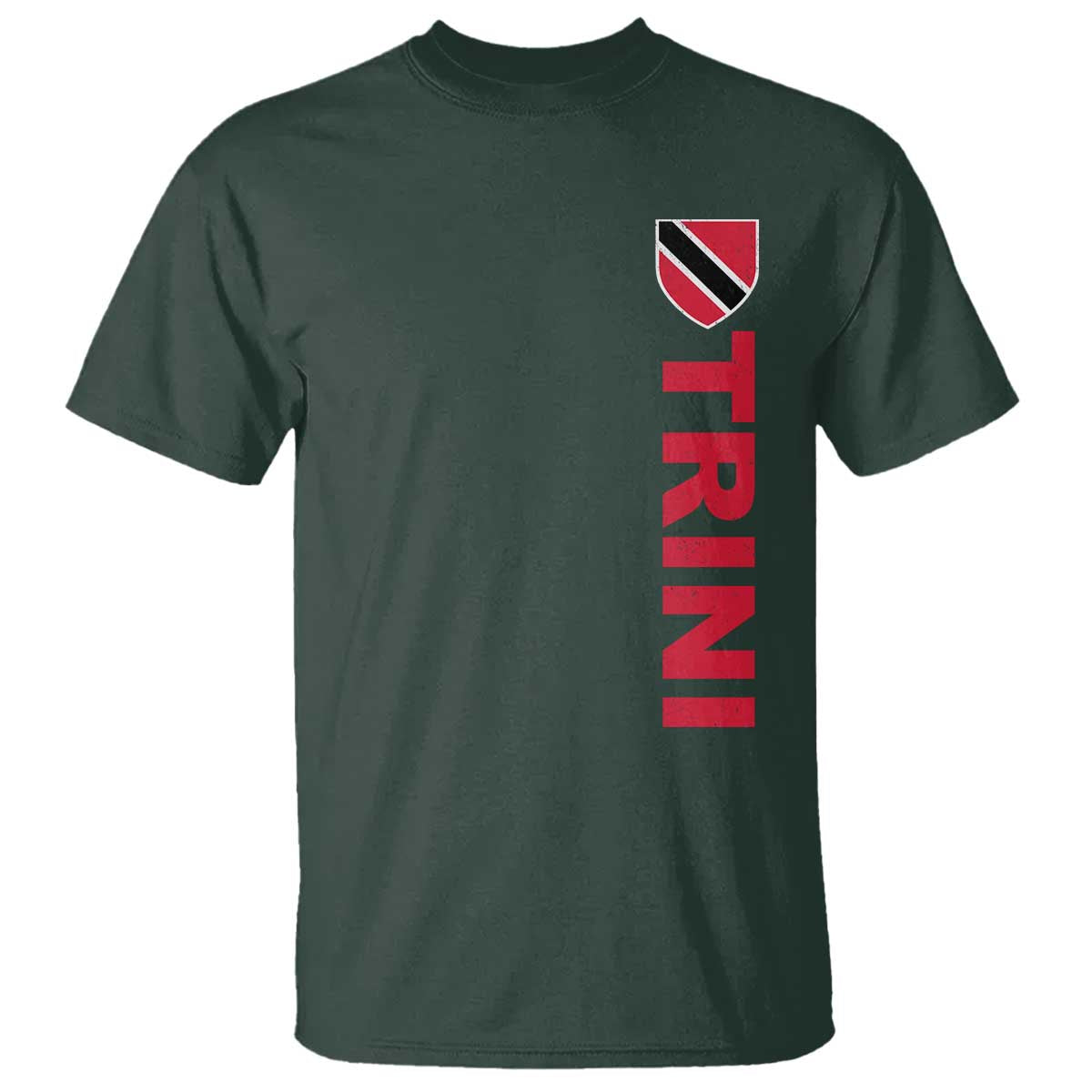 Vintage Trini T Shirt Trinidad and Tobago Flag Minimalist Patriotic Caribbean Pride