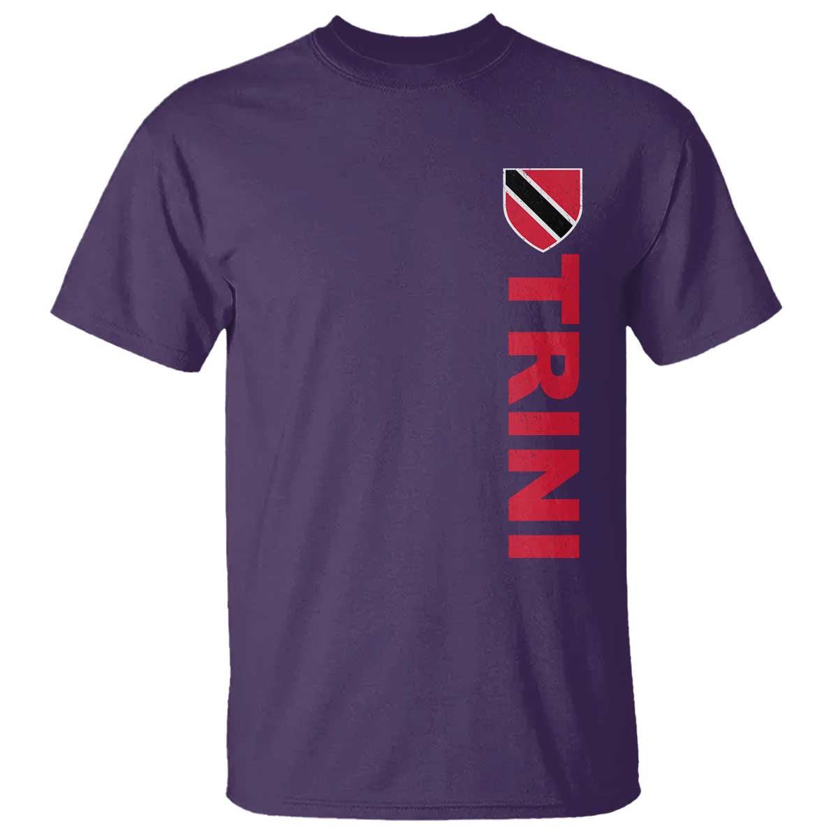 Vintage Trini T Shirt Trinidad and Tobago Flag Minimalist Patriotic Caribbean Pride