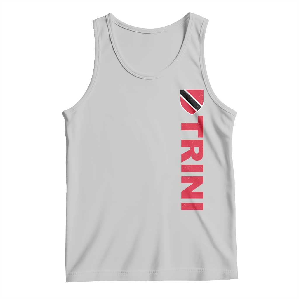 Vintage Trini Tank Top Trinidad and Tobago Flag Minimalist Patriotic Caribbean Pride