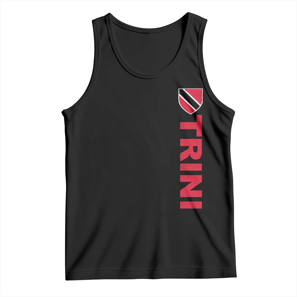 Vintage Trini Tank Top Trinidad and Tobago Flag Minimalist Patriotic Caribbean Pride
