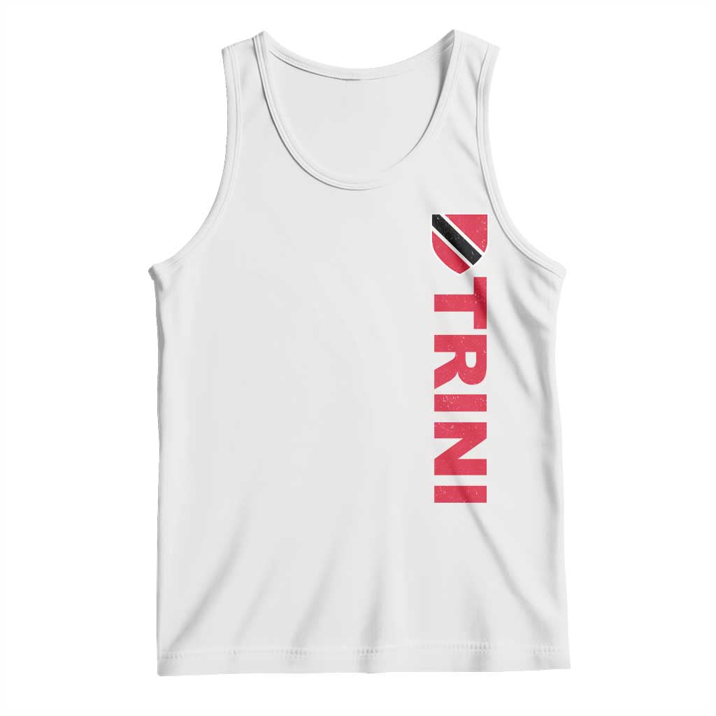 Vintage Trini Tank Top Trinidad and Tobago Flag Minimalist Patriotic Caribbean Pride